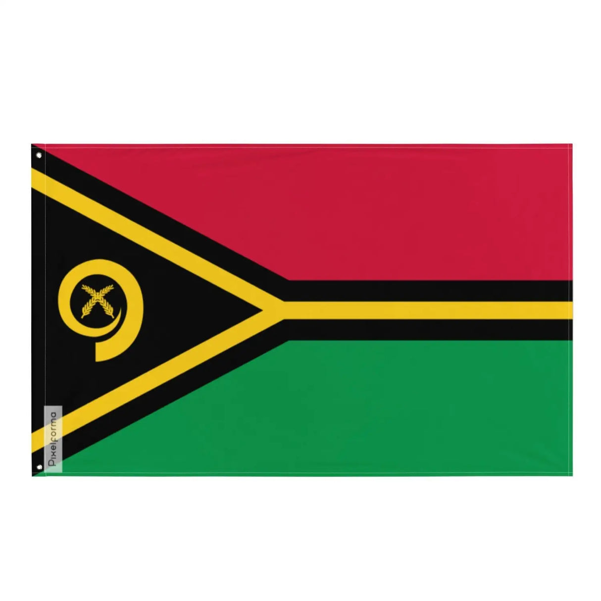 Drapeau vanuatu plusieurs tailles en polyester - pixelforma