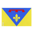 Drapeau var polyester résistant avec œillets à gauche