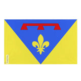 Drapeau var polyester résistant avec œillets à gauche