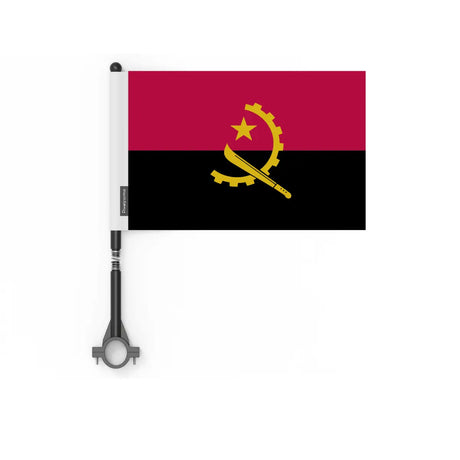 Drapeau Vélo Angola en Polyester - Pixelforma 