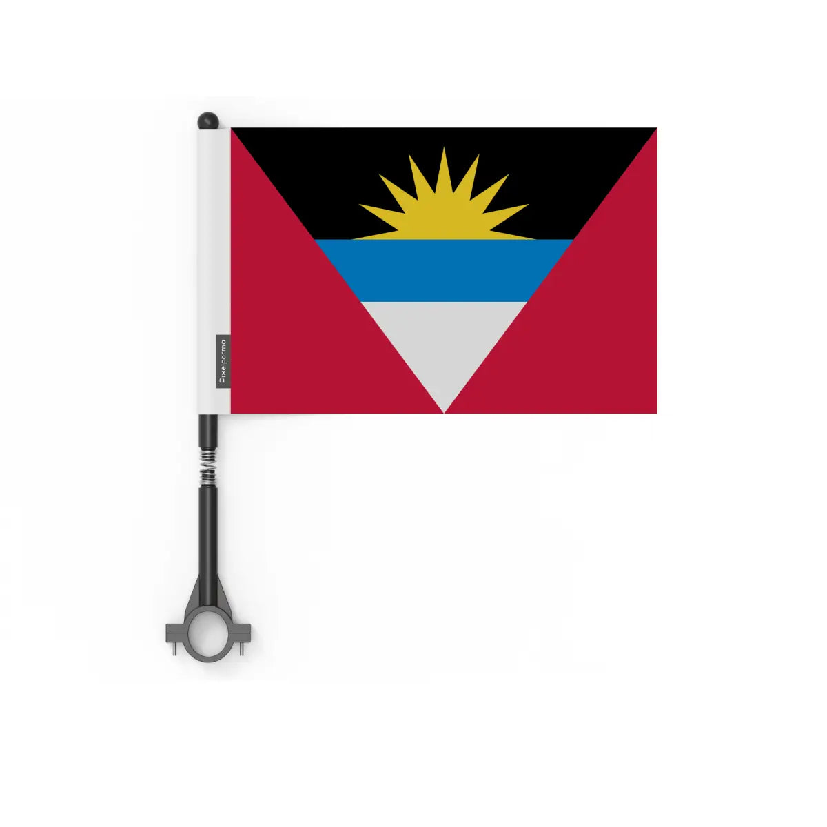 Drapeau Vélo Antigua-et-Barbuda en Polyester - Pixelforma 