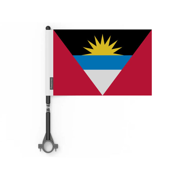 Drapeau vélo antigua-et-barbuda en polyester - pixelforma
