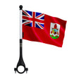 Drapeau vélo bermudes en polyester fixation facile