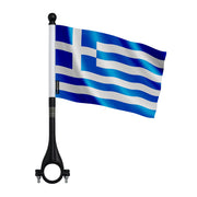 Drapeau vélo grèce en polyester pour usage extérieur