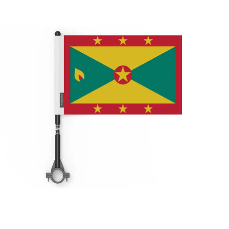 Drapeau vélo grenade en polyester - pixelforma