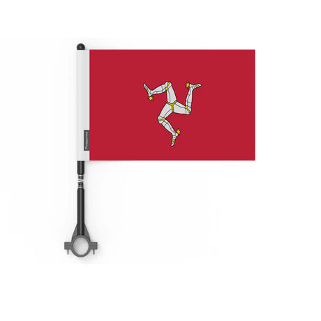 Drapeau vélo île de man en polyester - pixelforma