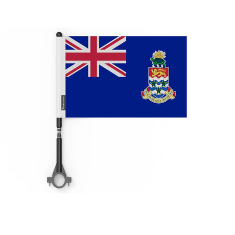 Drapeau vélo îles caïmans en polyester - pixelforma