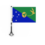 Drapeau vélo l’île christmas en polyester - pixelforma