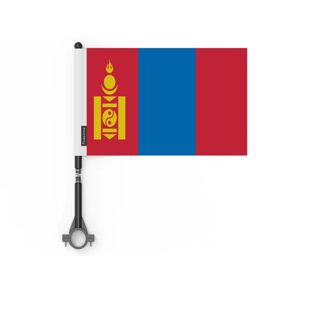 Drapeau Vélo Mongolie en Polyester - Pixelforma 