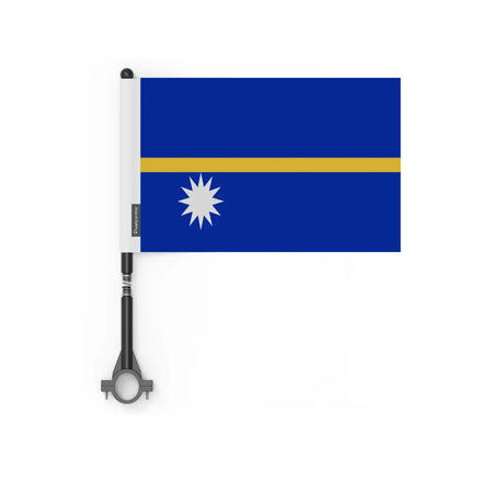 Drapeau Vélo Nauru en Polyester - Pixelforma 