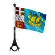 Drapeau vélo saint-pierre-et-miquelon polyester durable