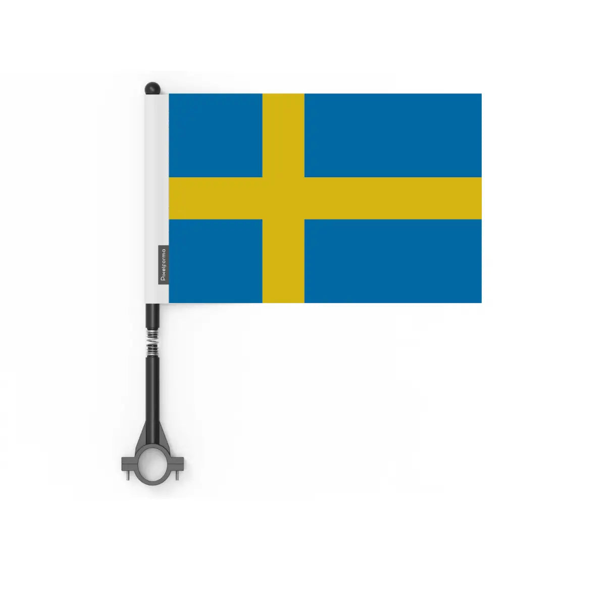 Drapeau vélo suède en polyester - pixelforma