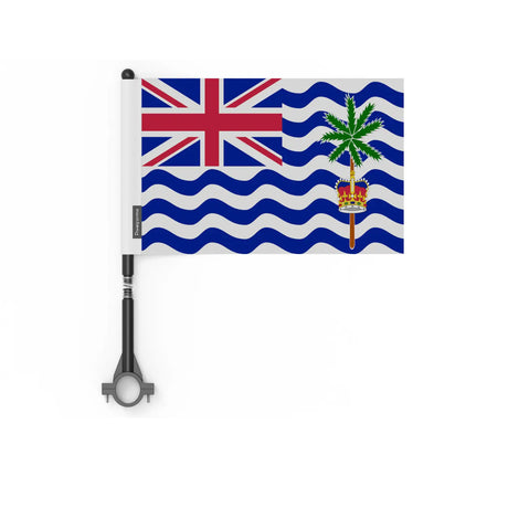Drapeau vélo territoire britannique de l’océan indien en polyester - pixelforma