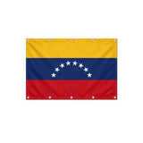 Drapeau du Venezuela format S en polyester avec dix œillets