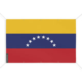 Drapeau venezuela polyester résistant avec œillets renforcés