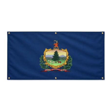 Drapeau vermont polyester résistant aux intempéries