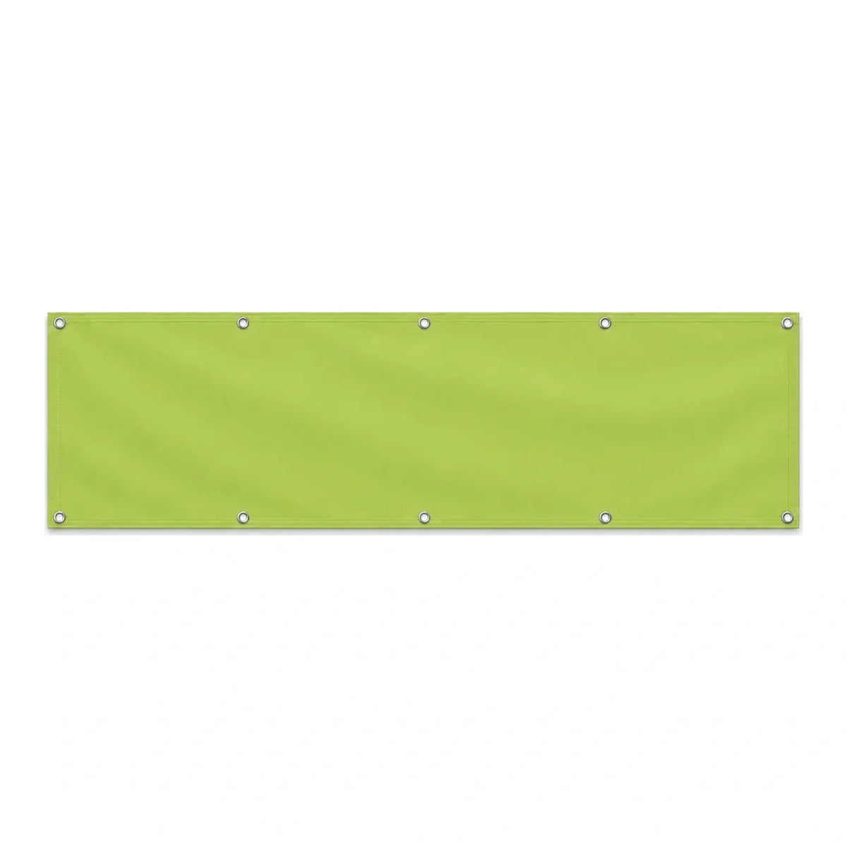 Drapeau Vert Clair grand format XL en polyester avec dix œillets