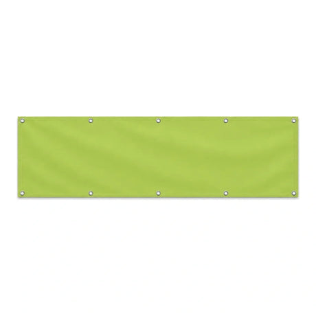 Drapeau Vert Clair grand format XL en polyester avec dix œillets