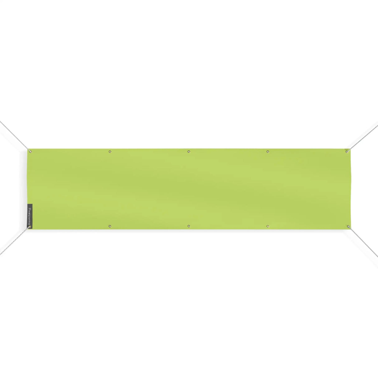 Drapeau vert clair france en polyester résistant 10 œillets