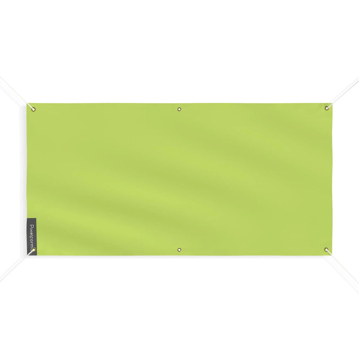 Drapeau vert clair france en polyester résistant 6 œillets