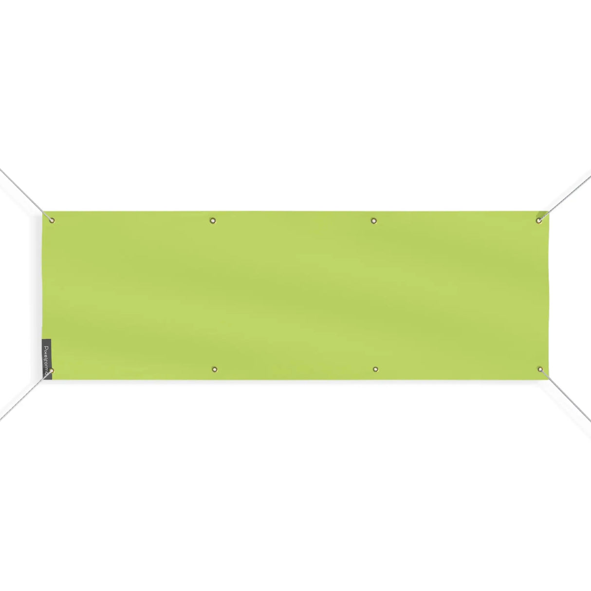 Drapeau vert clair france polyester œillets résistant
