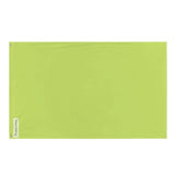 Drapeau vert clair polyester résistant plusieurs modèles