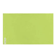 Drapeau vert clair polyester résistant plusieurs modèles