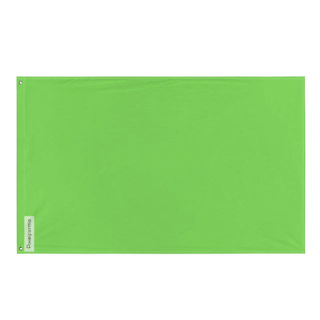 Drapeau Vert en plusieurs tailles 100 % polyester Imprimer avec Double ourlet - Pixelforma