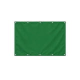 Drapeau Vert Foncé format S en polyester avec dix œillets