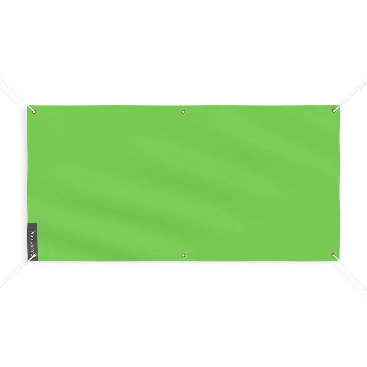 Drapeau vert france en polyester résistant aux intempéries