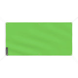 Drapeau vert france en polyester résistant aux intempéries