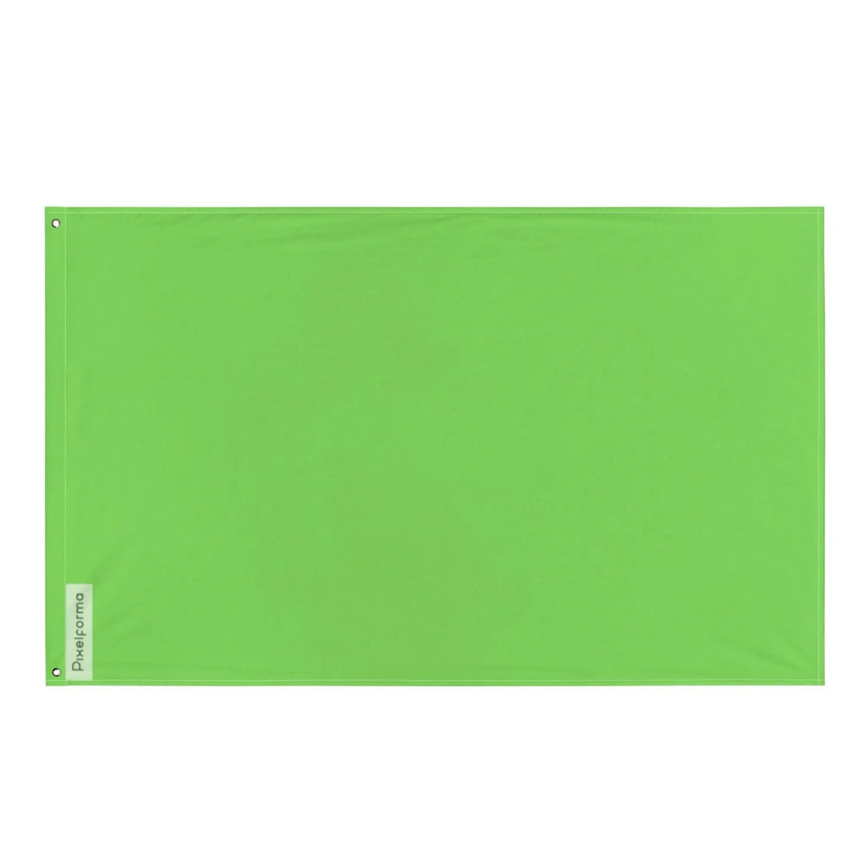 Drapeau vert polyester résistant plusieurs modèles