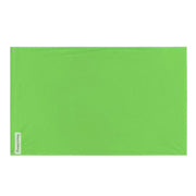 Drapeau vert polyester résistant plusieurs modèles