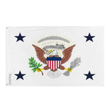 Drapeau vice-président états-unis polyester œillets à gauche