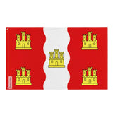 Drapeau vienne polyester résistant œillets à gauche