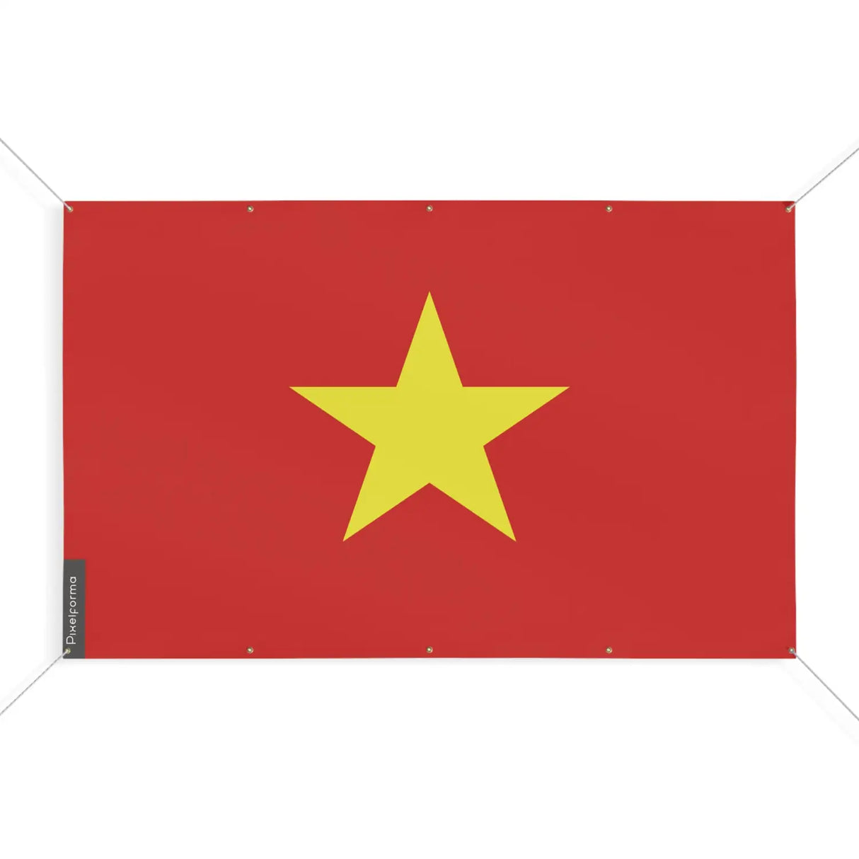 Drapeau viêt nam 10 oeillets en plusieurs tailles (s) - pixelforma