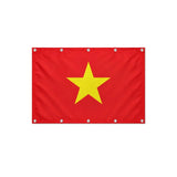 Drapeau du Viêt Nam format S en polyester avec dix œillets