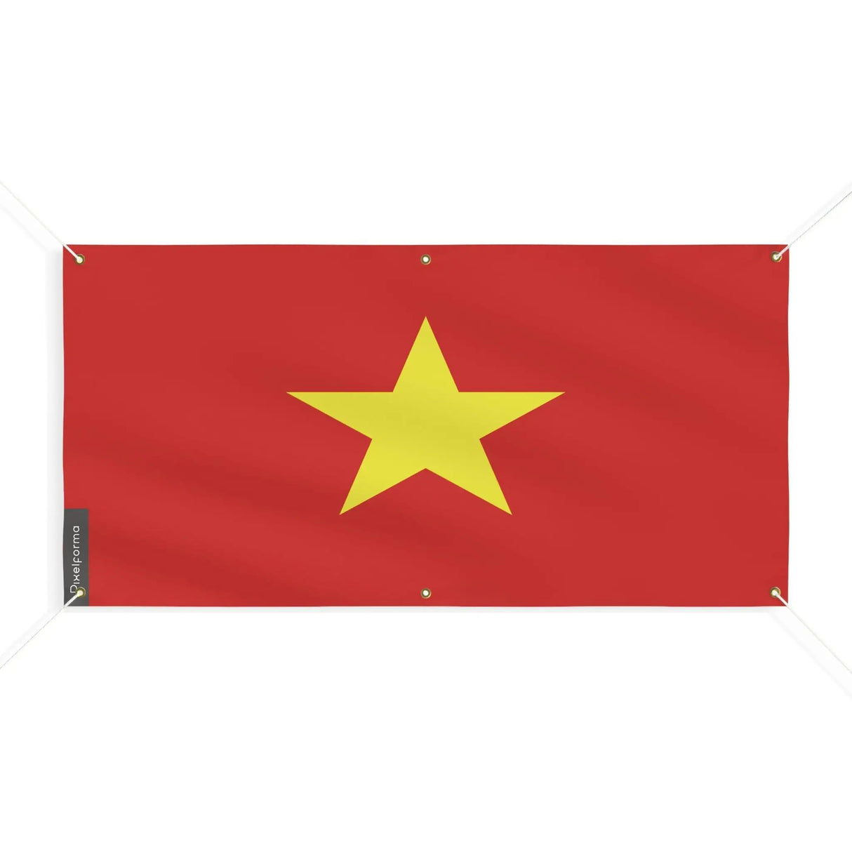 Drapeau viêt nam polyester résistant aux intempéries