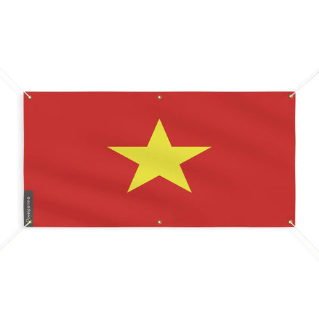 Drapeau viêt nam polyester résistant aux intempéries