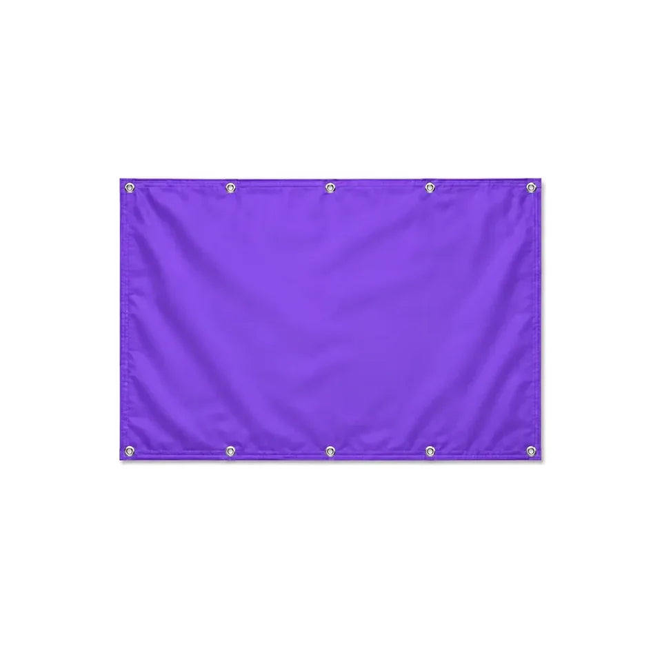 Drapeau Violet format S en polyester avec dix œillets