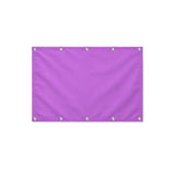 Drapeau Violet Clair format S en polyester avec dix œillets