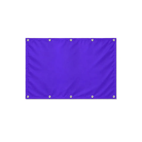 Drapeau Violet Foncé format S en polyester avec dix œillets