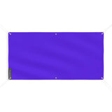 Drapeau violet foncé france polyester résistant 6 œillets