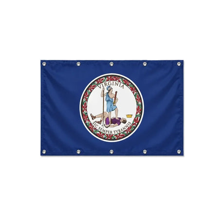 Drapeau de la Virginie format S en polyester avec dix œillets