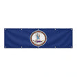 Drapeau de la Virginie grand format XL en polyester avec dix œillets
