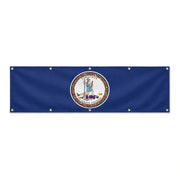 Drapeau de la Virginie grand format XL en polyester avec dix œillets