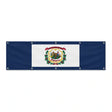 Drapeau de la Virginie-Occidentale grand format XL en polyester avec dix œillets