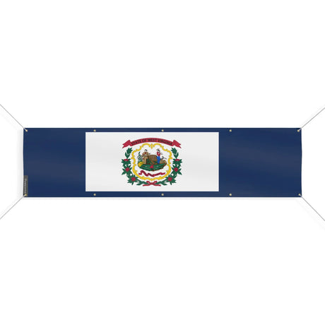 Drapeau virginie-occidentale polyester résistant intempéries