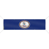 Drapeau virginie polyester résistant usage extérieur durable