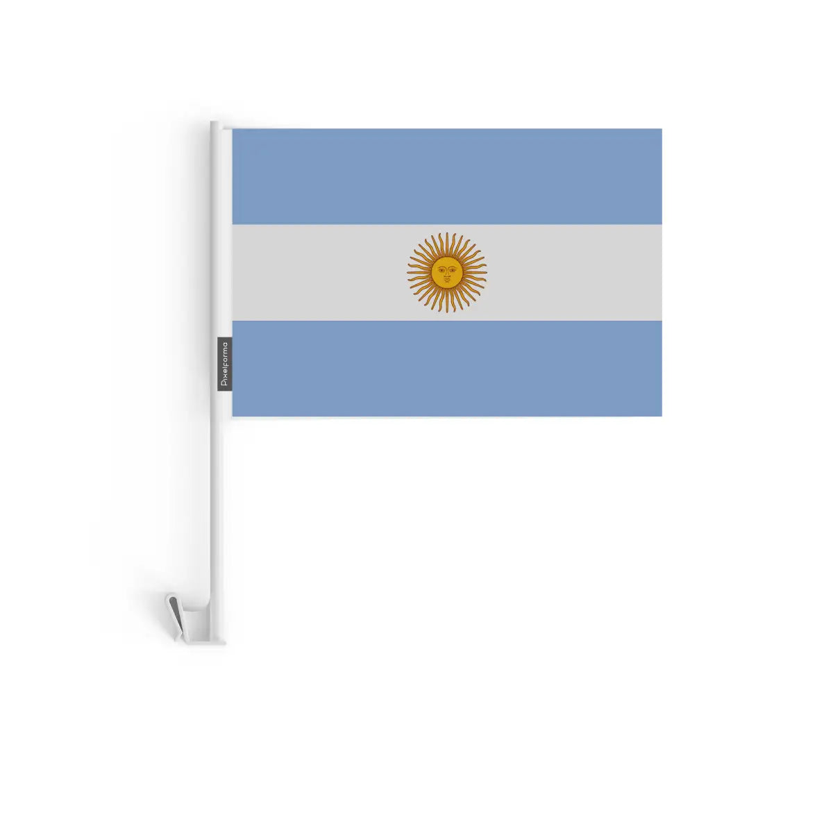 Drapeau voiture argentine en polyester - pixelforma
